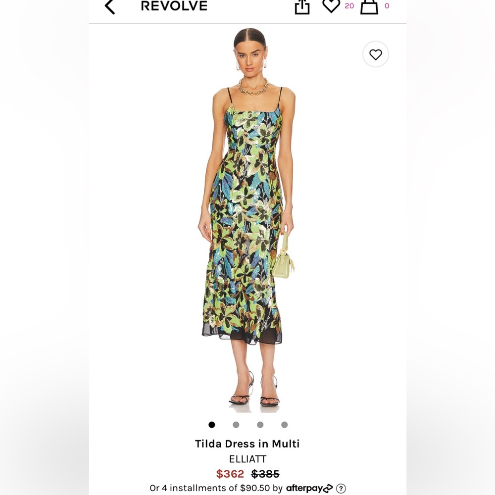 Elliatt Tilda Dress in Multi, size M